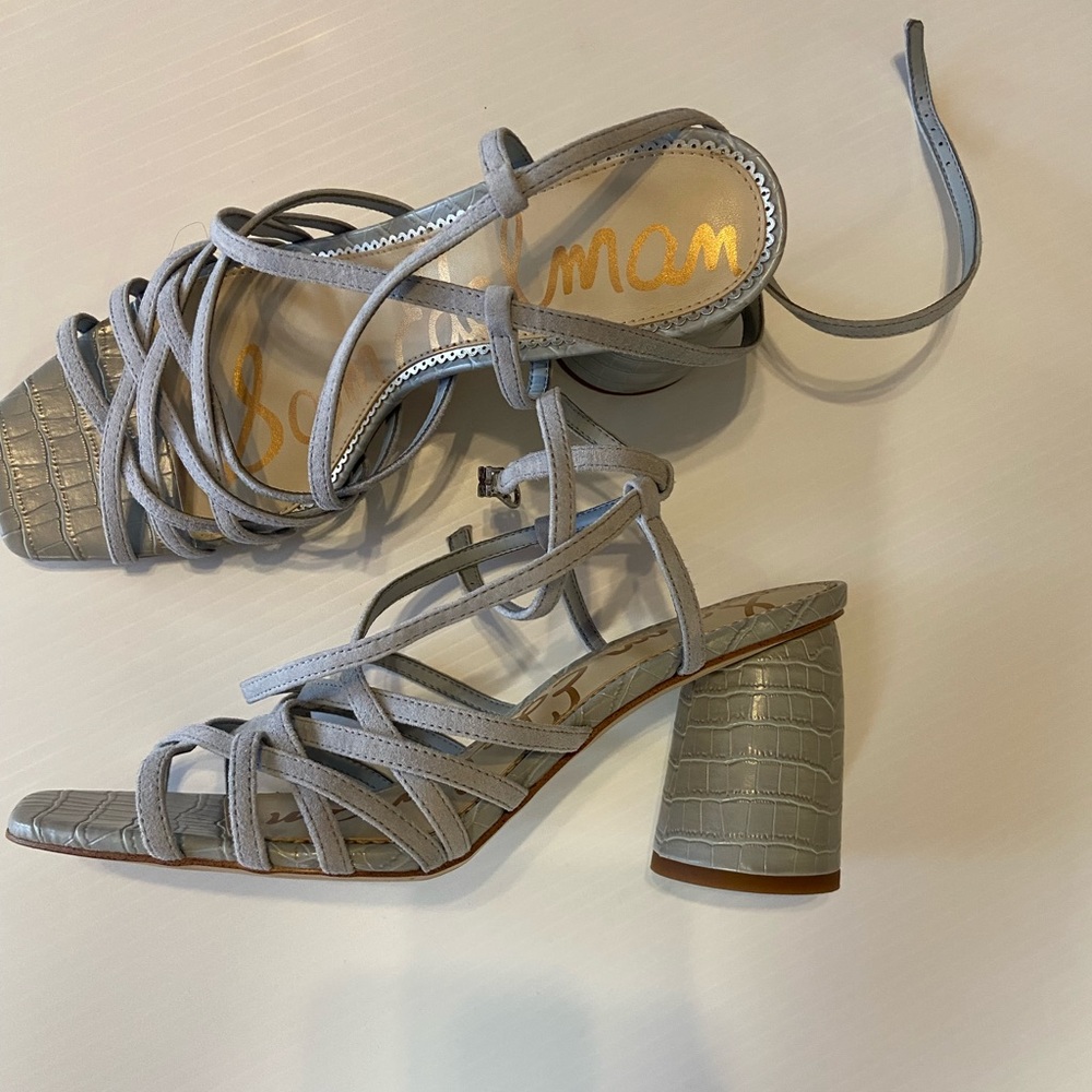 Strappy heels